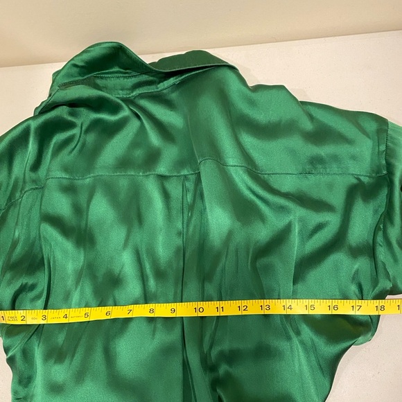 SER.O.YA Silk Midi Length Dress, deep green - Picture 16 of 16